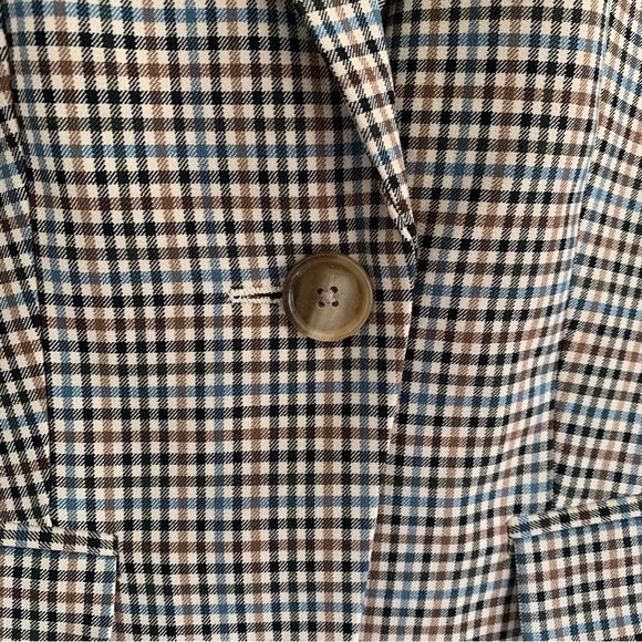 Loft Plaid Tailored Blazer - Picture 3 of 7